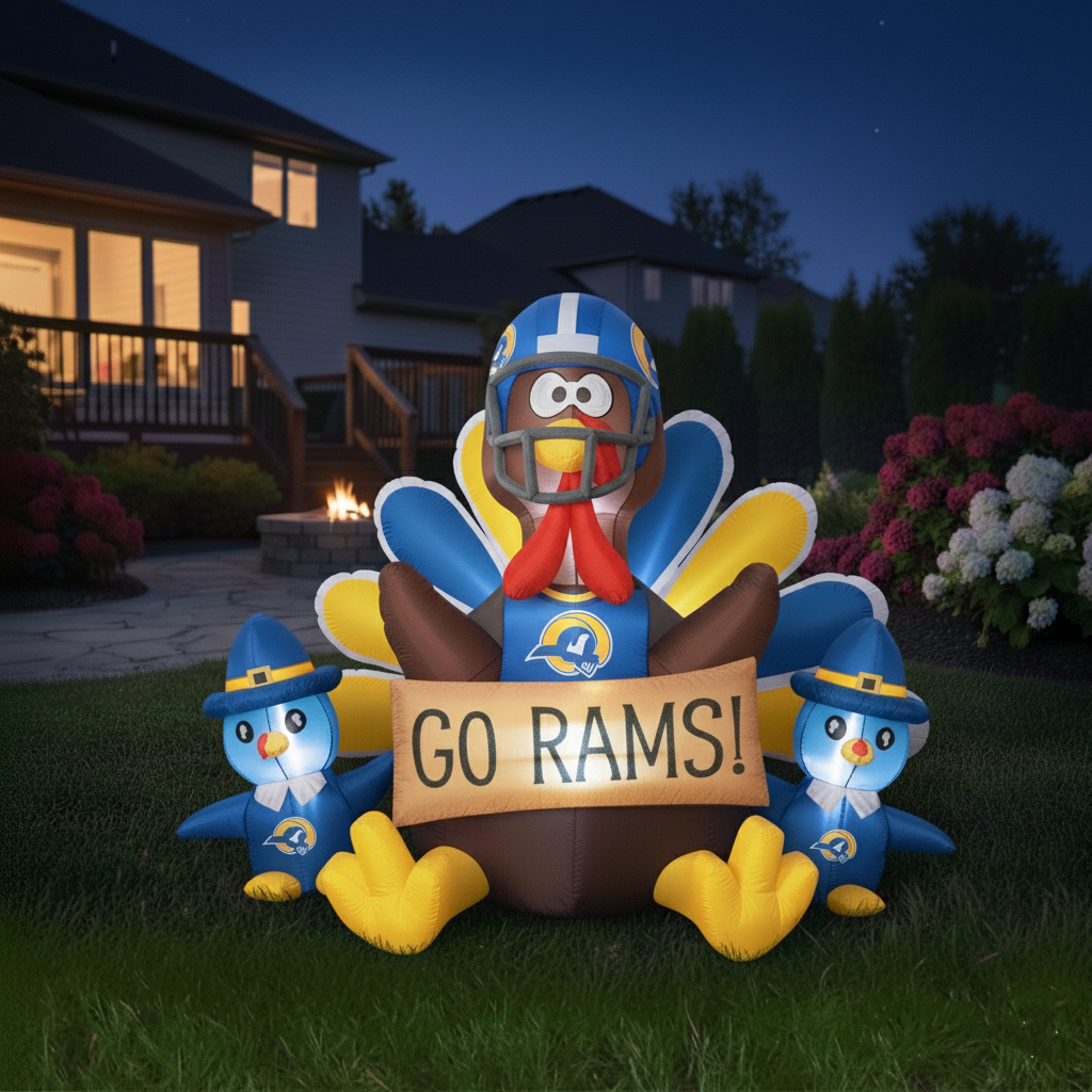 🦃 NFL Team Inflatable Thanksgiving Turkey Decoration