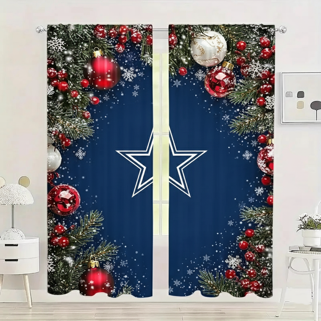 Christmas Window Curtains