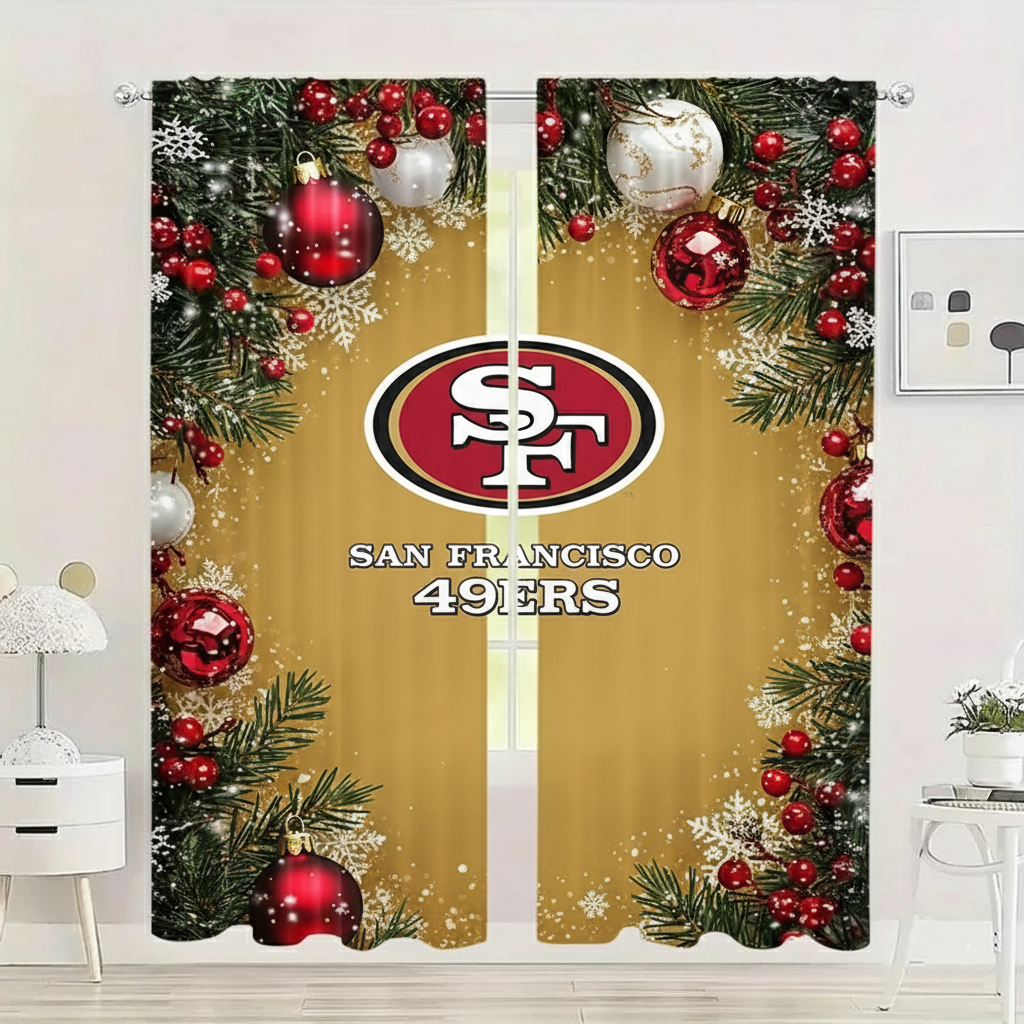 Christmas Window Curtains