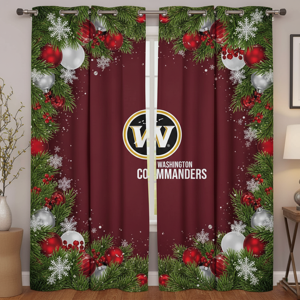Christmas Window Curtains