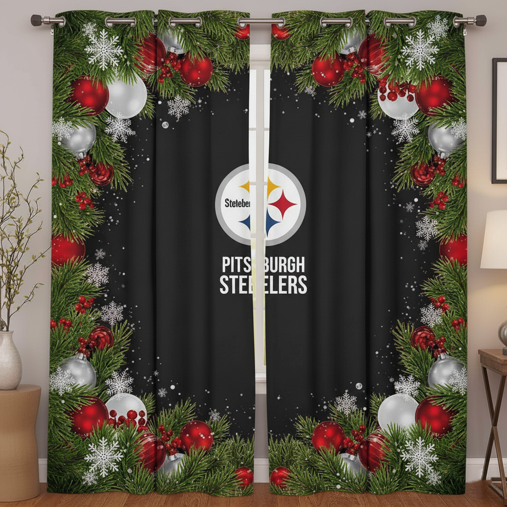 Christmas Window Curtains