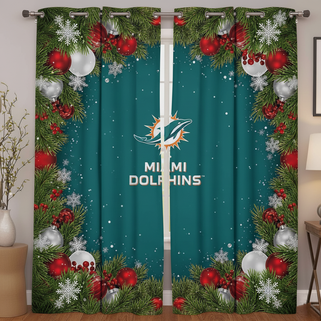 Christmas Window Curtains