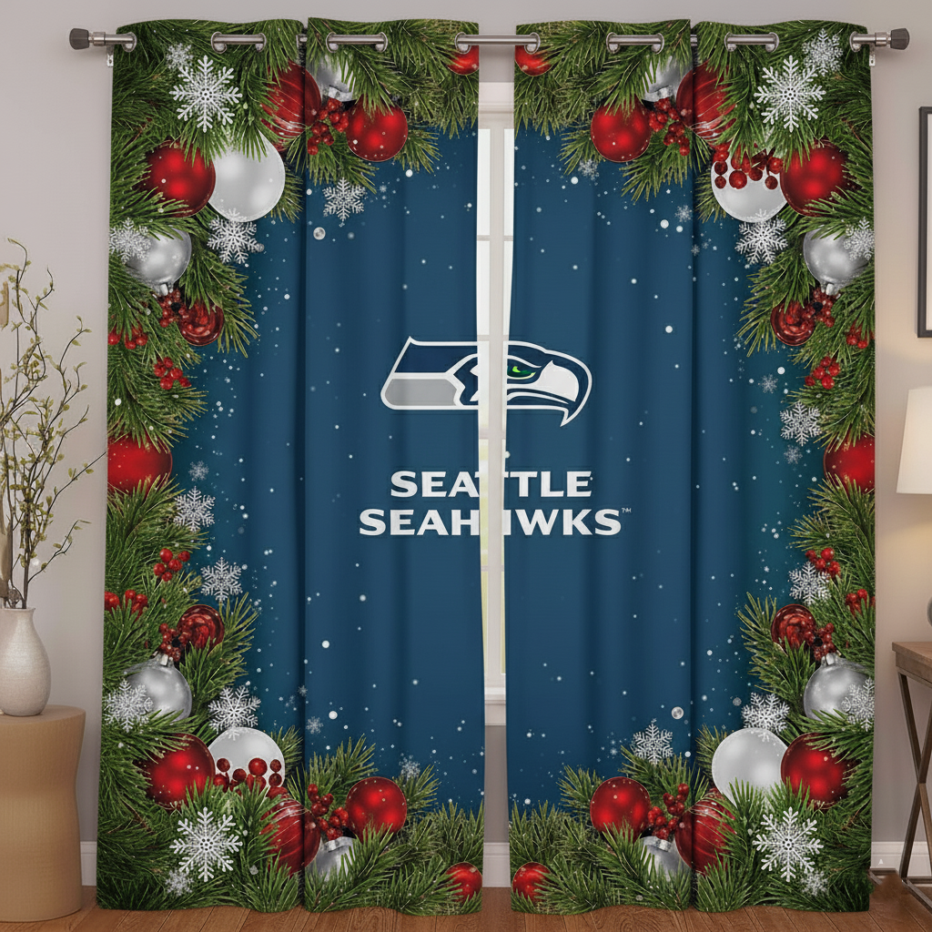 Christmas Window Curtains