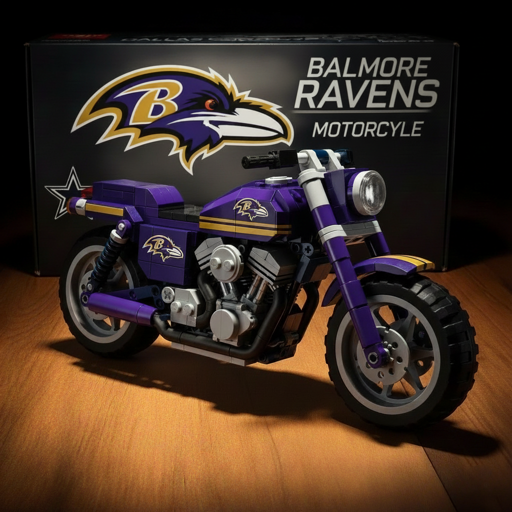 🔥Buy 2 Get 2 Free 🔥🏈NFL Team Lego Motorcycle