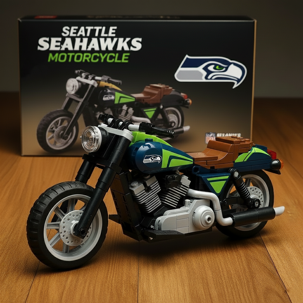 🔥Buy 2 Get 2 Free 🔥🏈NFL Team Lego Motorcycle