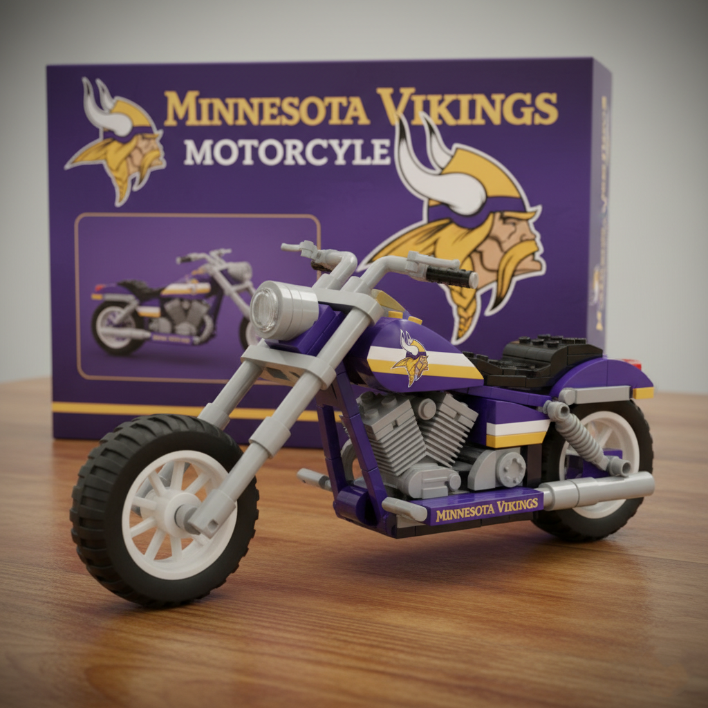 🔥Buy 2 Get 2 Free 🔥🏈NFL Team Lego Motorcycle