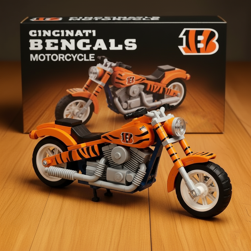 🔥Buy 2 Get 2 Free 🔥🏈NFL Team Lego Motorcycle
