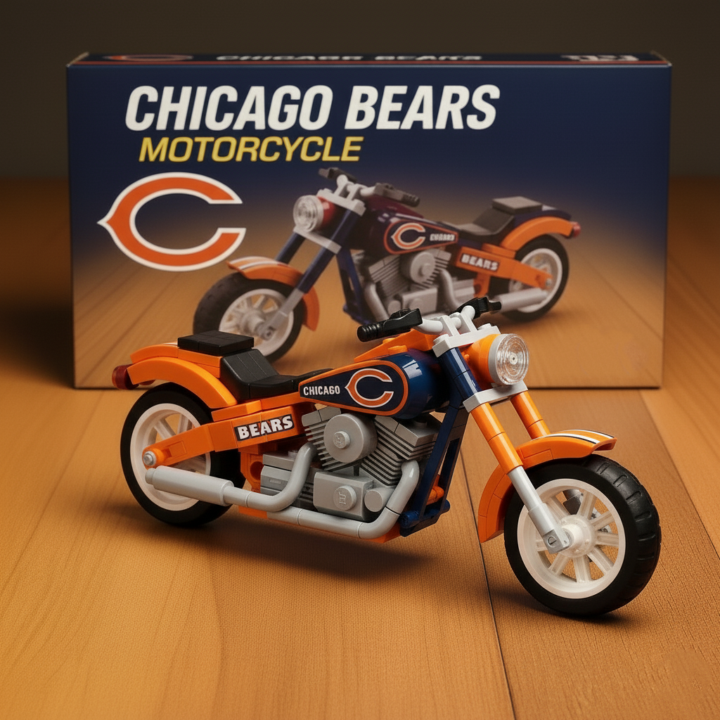 🔥Buy 2 Get 2 Free 🔥🏈NFL Team Lego Motorcycle