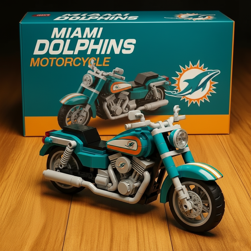 🔥Buy 2 Get 2 Free 🔥🏈NFL Team Lego Motorcycle