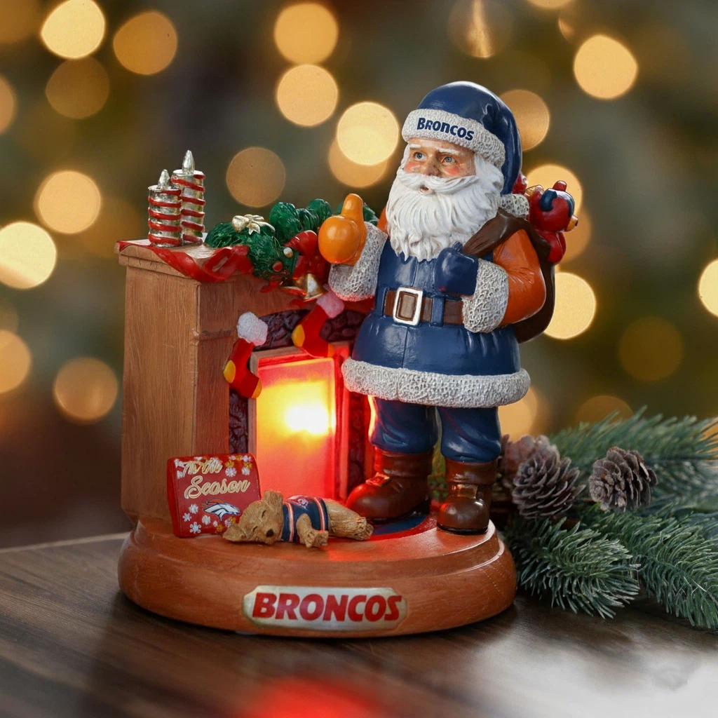 🏈NFL Team Santa Fireplace Figurine