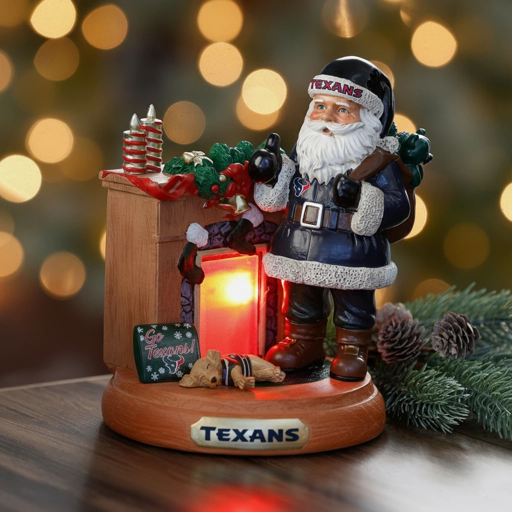 🏈NFL Team Santa Fireplace Figurine