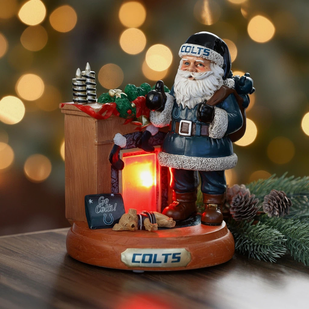 🏈NFL Team Santa Fireplace Figurine