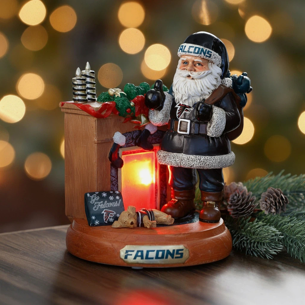 🏈NFL Team Santa Fireplace Figurine