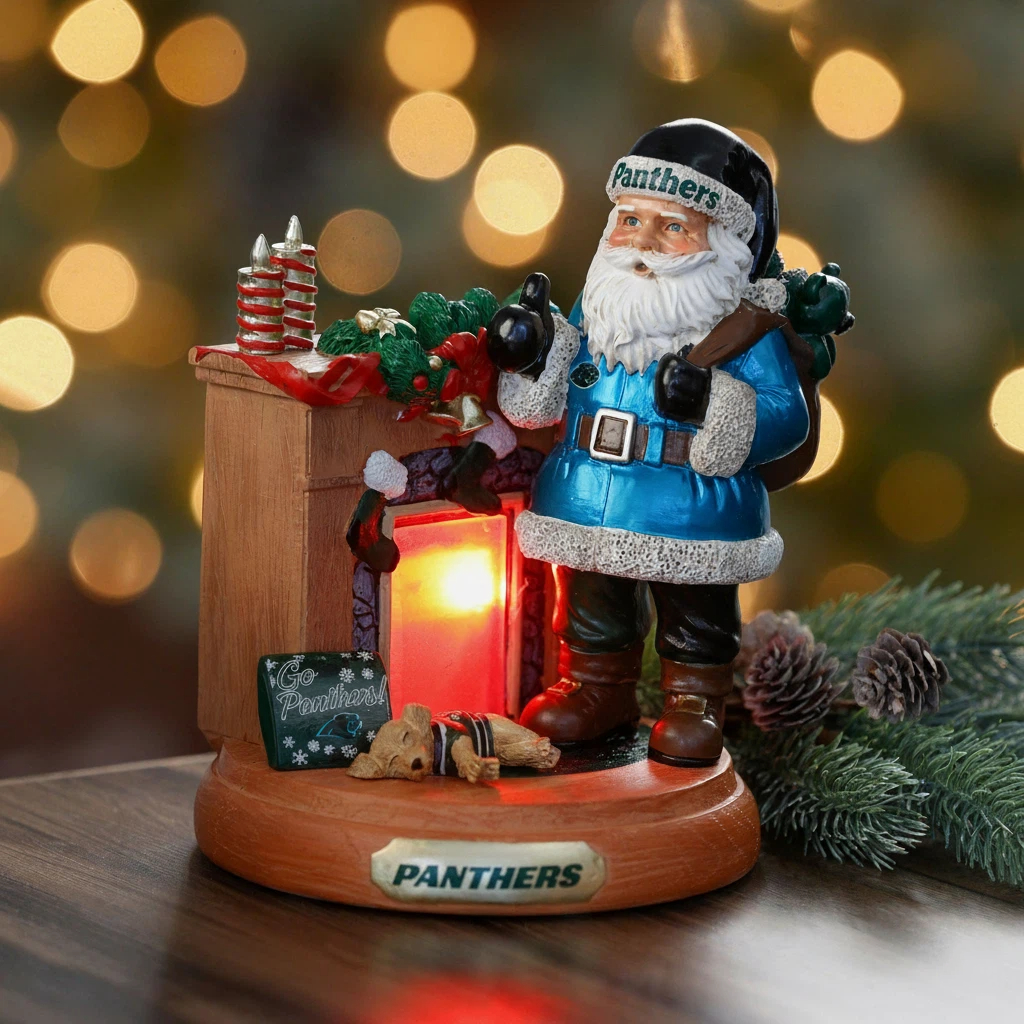 🏈NFL Team Santa Fireplace Figurine