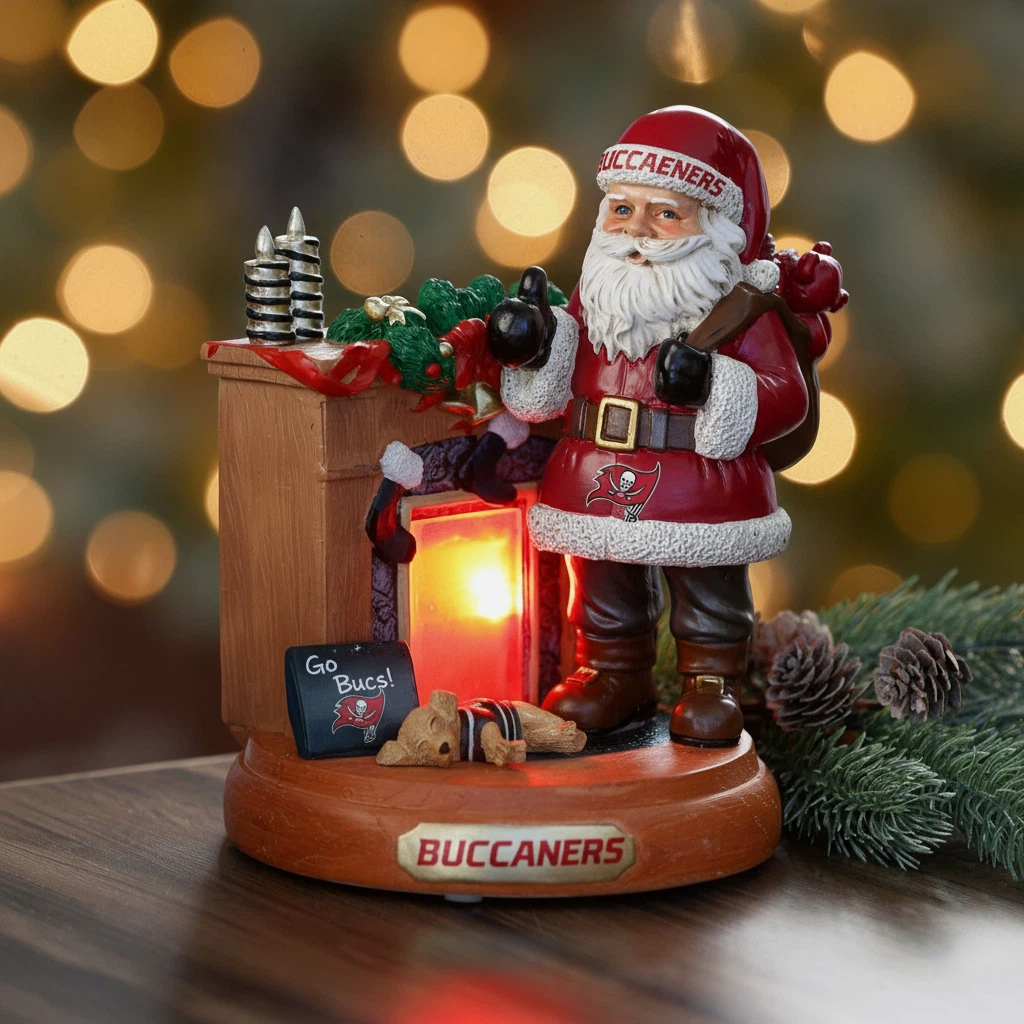 🏈NFL Team Santa Fireplace Figurine