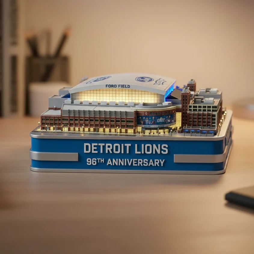 Detroit Lions 96th Anniversary Ford Field Light-Up Collectible Model