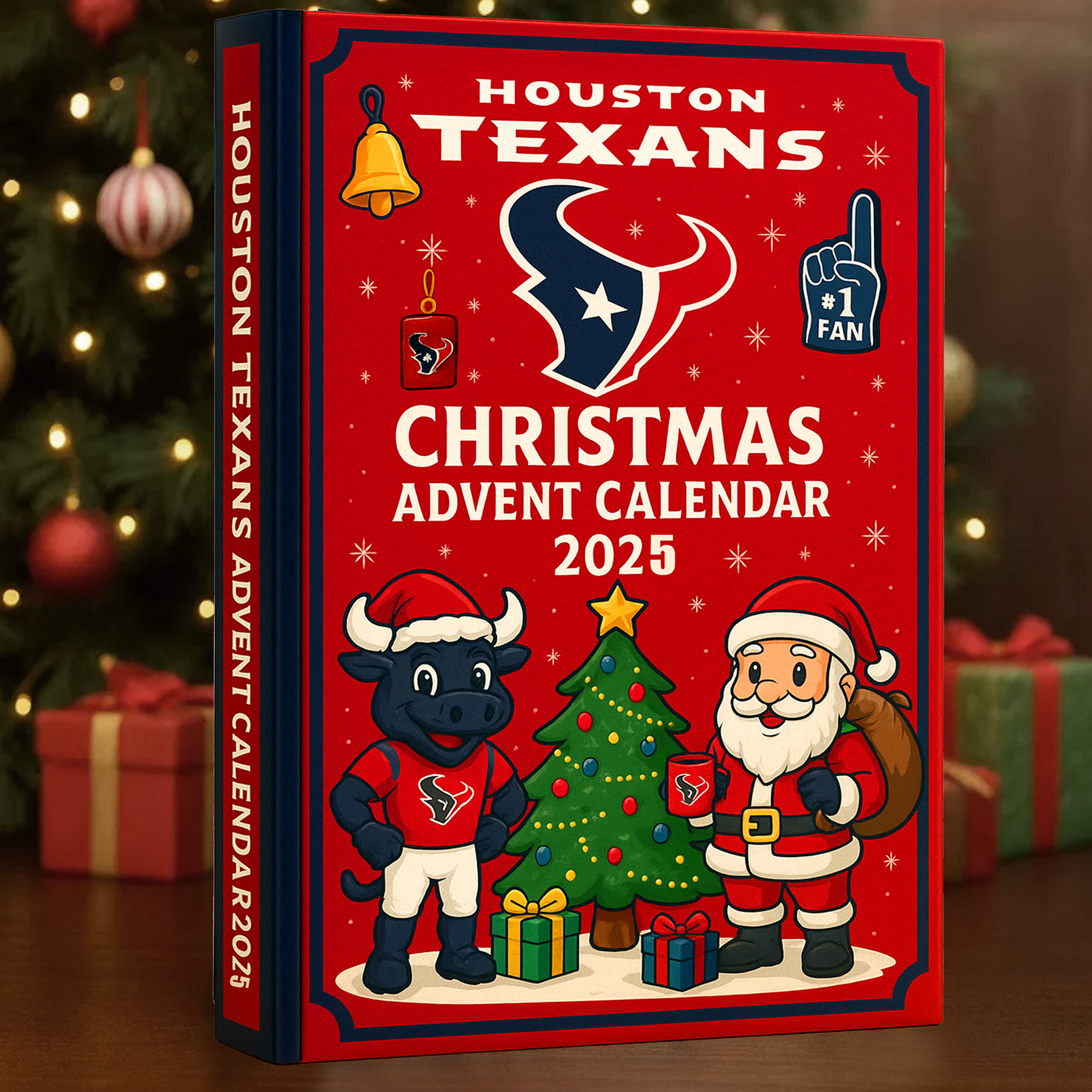 💥Last Day $21.99! 🔥Houston Texans Christmas Advent Calendar 2025
