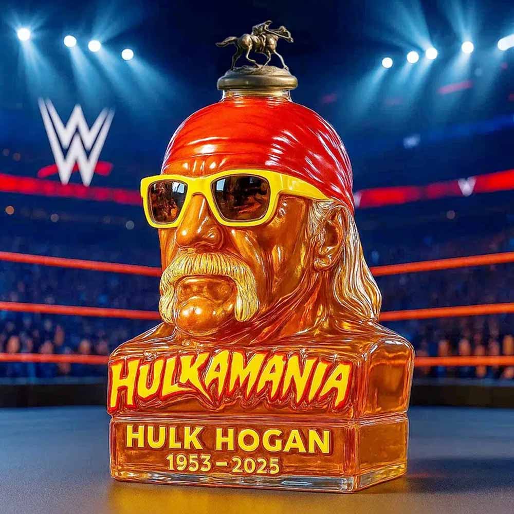 1953 Hulk Hogan Memorial Limited Edition Whiskey Bottle