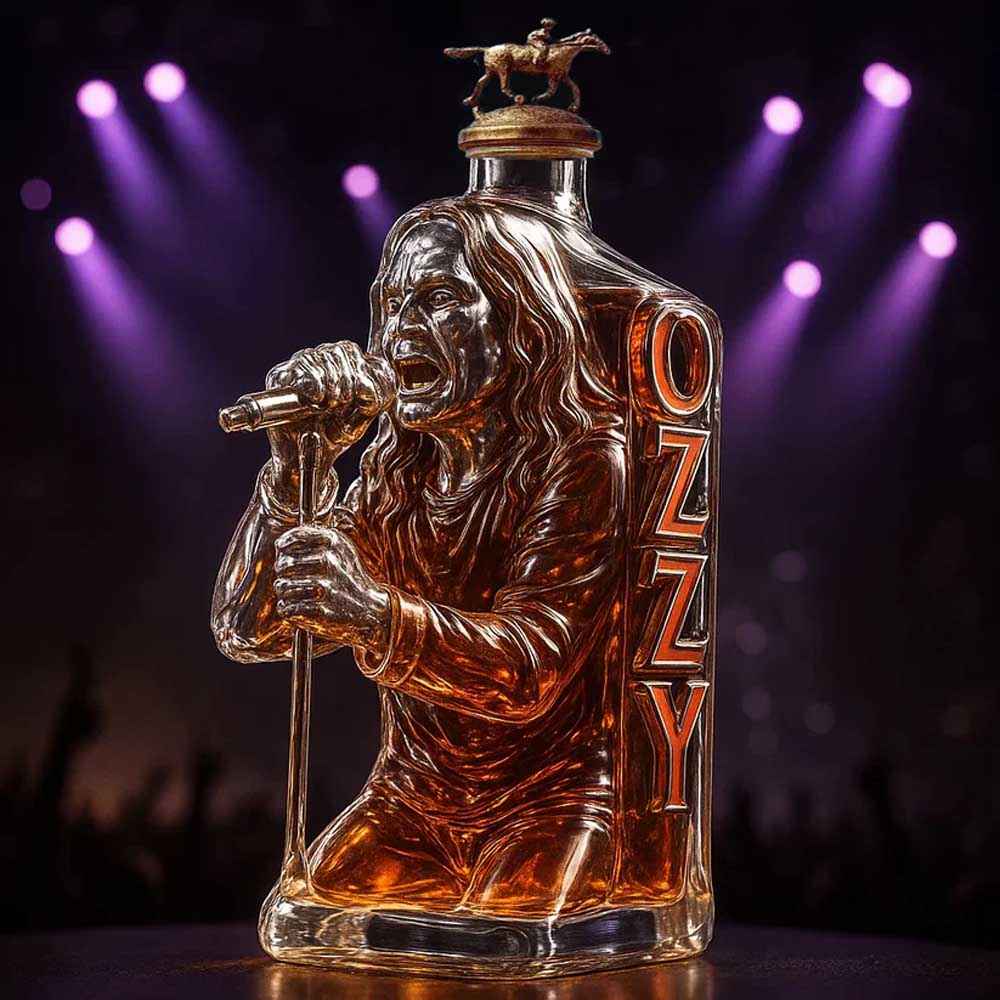 2025 Ozzy Osbourne Final Tour Memorial Whiskey Bottle -6