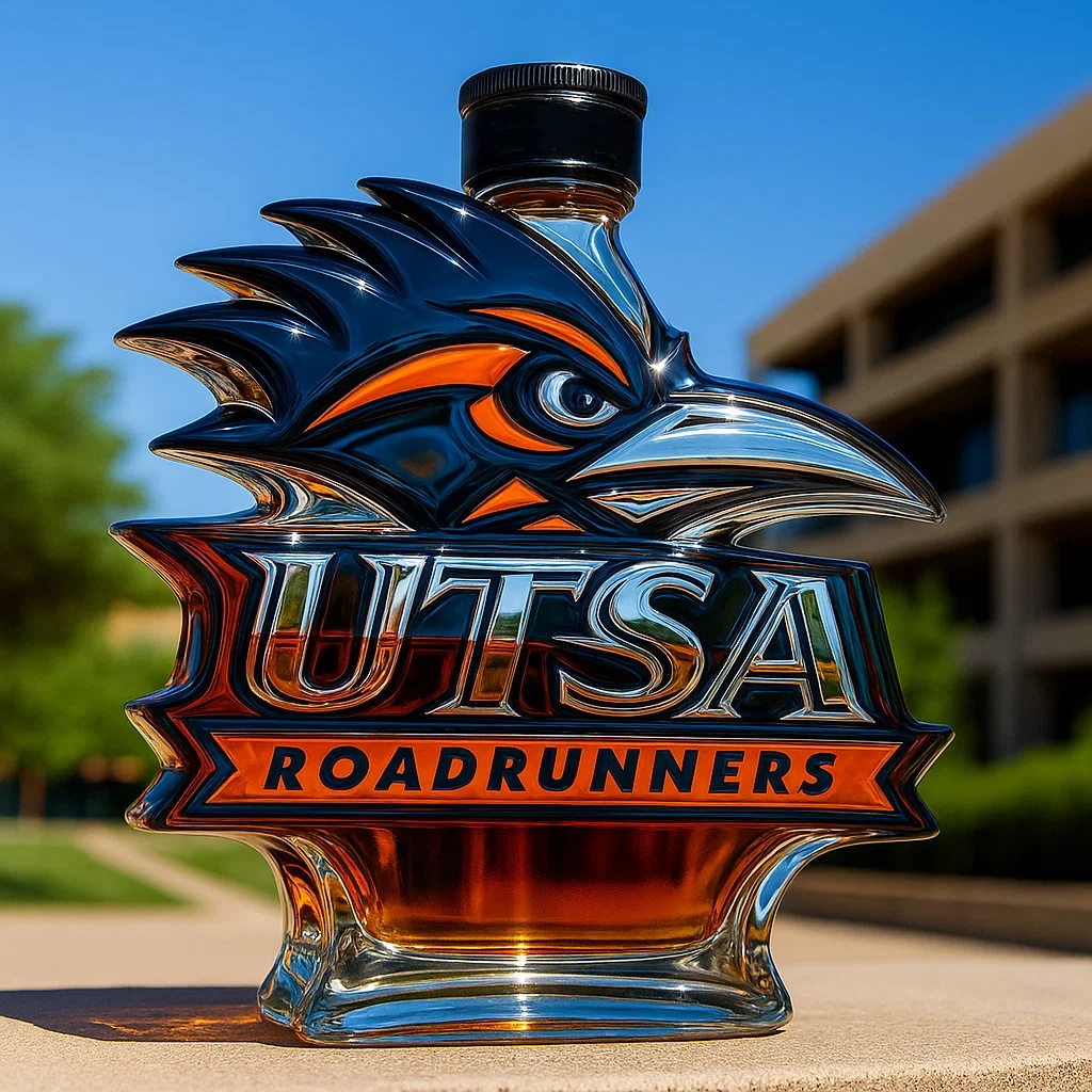 UTSA Roadrunners Whiskey Bottle