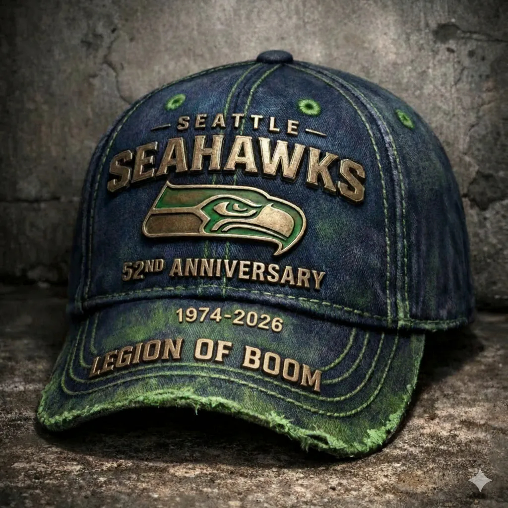 Seattle Seahawks 50th Anniversary Hat