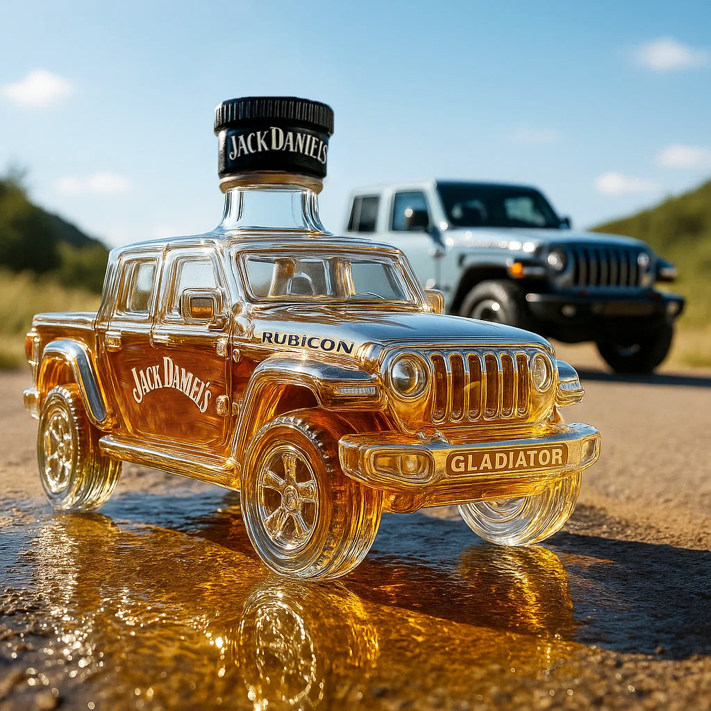 2025 Jeep Gladiator Rubicon Whiskey Bottle