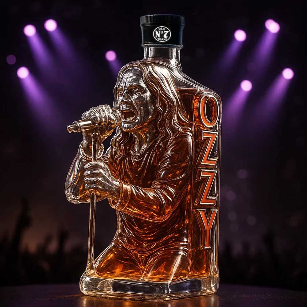 2025 Ozzy Osbourne Final Tour Memorial Whiskey Bottle -6
