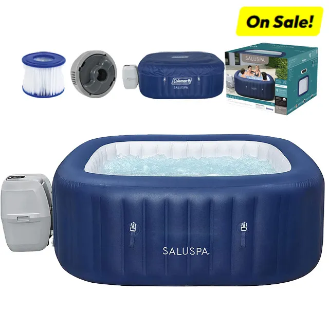 💝Soon to be sold out!!💝Buy 1 get 1 free🔥Coleman Inflatable Spa Hot 🛀Tub 4-6 Person