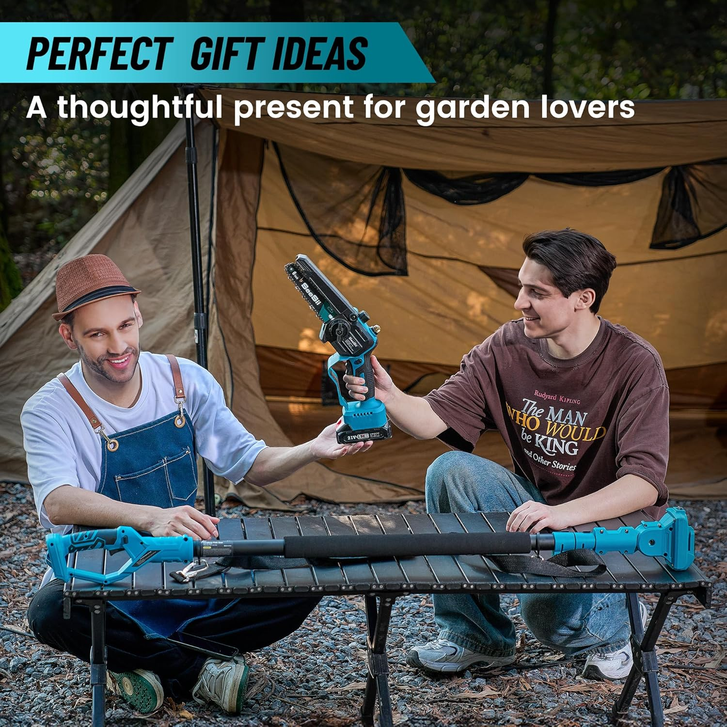 🔋2-in-1 Cordless Pole Saw and Mini Electric Saw✂️🪵 Buy 2 Get 4 Free