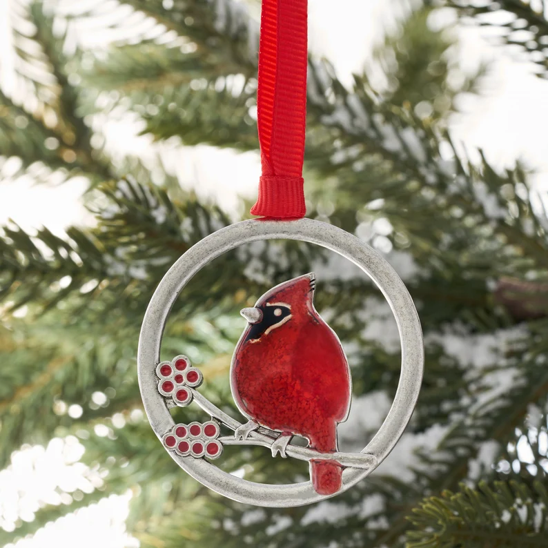 💖Cardinal Bird Christmas Tree Ornament