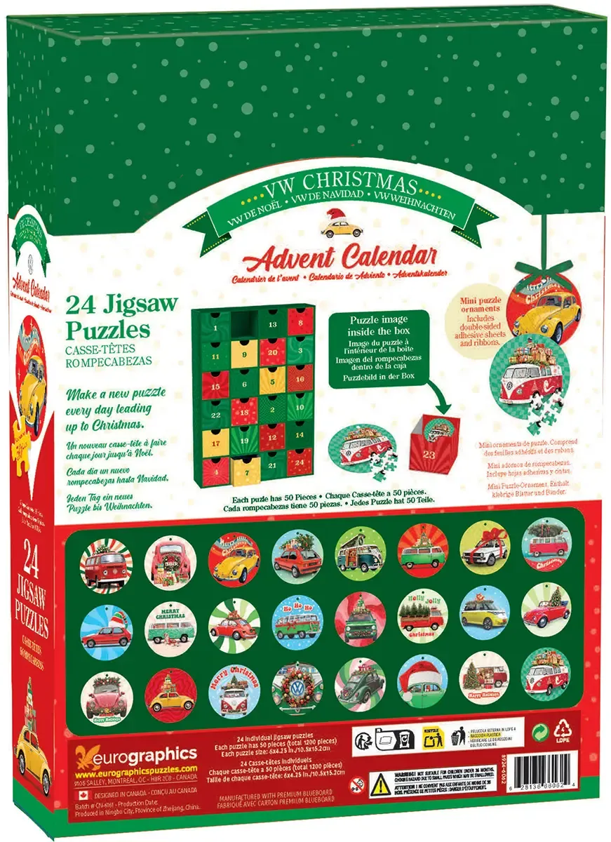 🔥Christmas Advent Calendar Jigsaw Puzzle 1000pcs