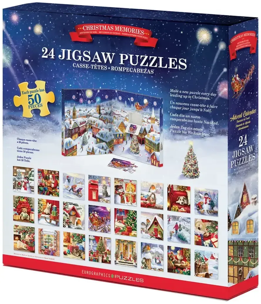 🔥Christmas Advent Calendar Jigsaw Puzzle 1000pcs