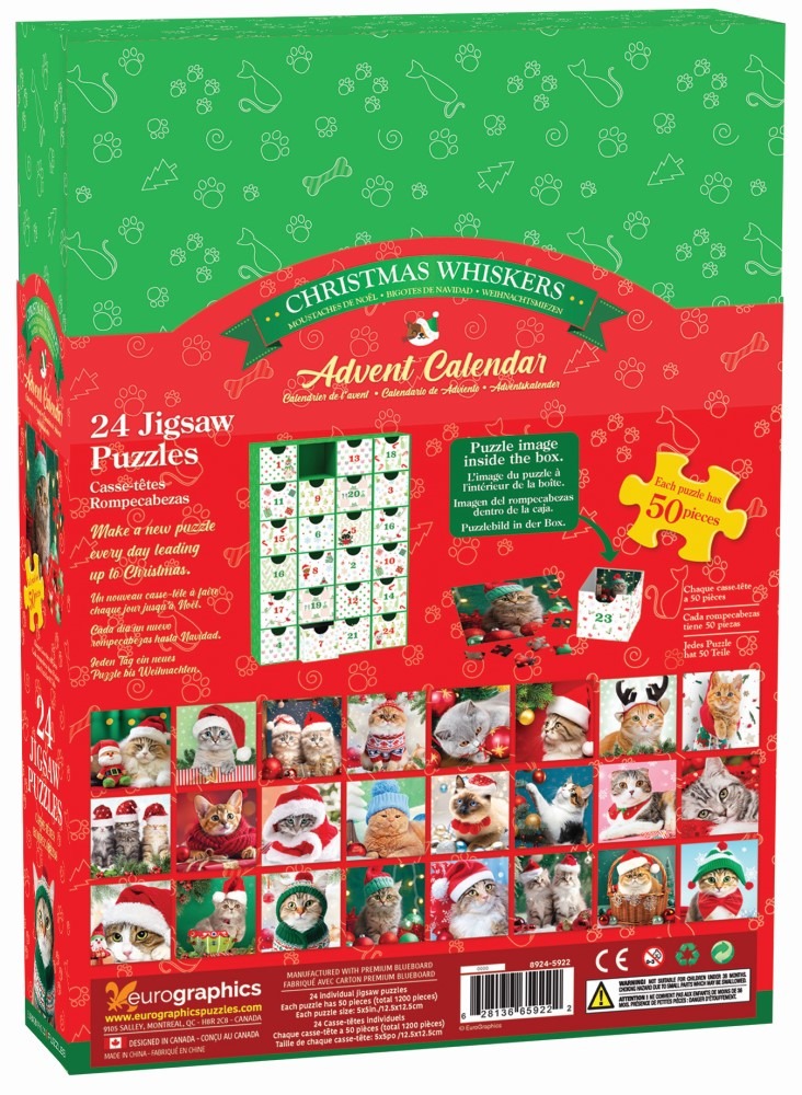 🔥Christmas Advent Calendar Jigsaw Puzzle 1000pcs