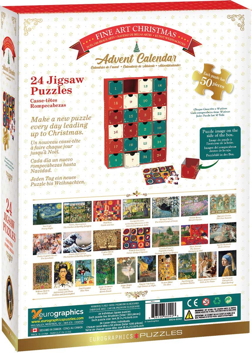 🔥Christmas Advent Calendar Jigsaw Puzzle 1000pcs