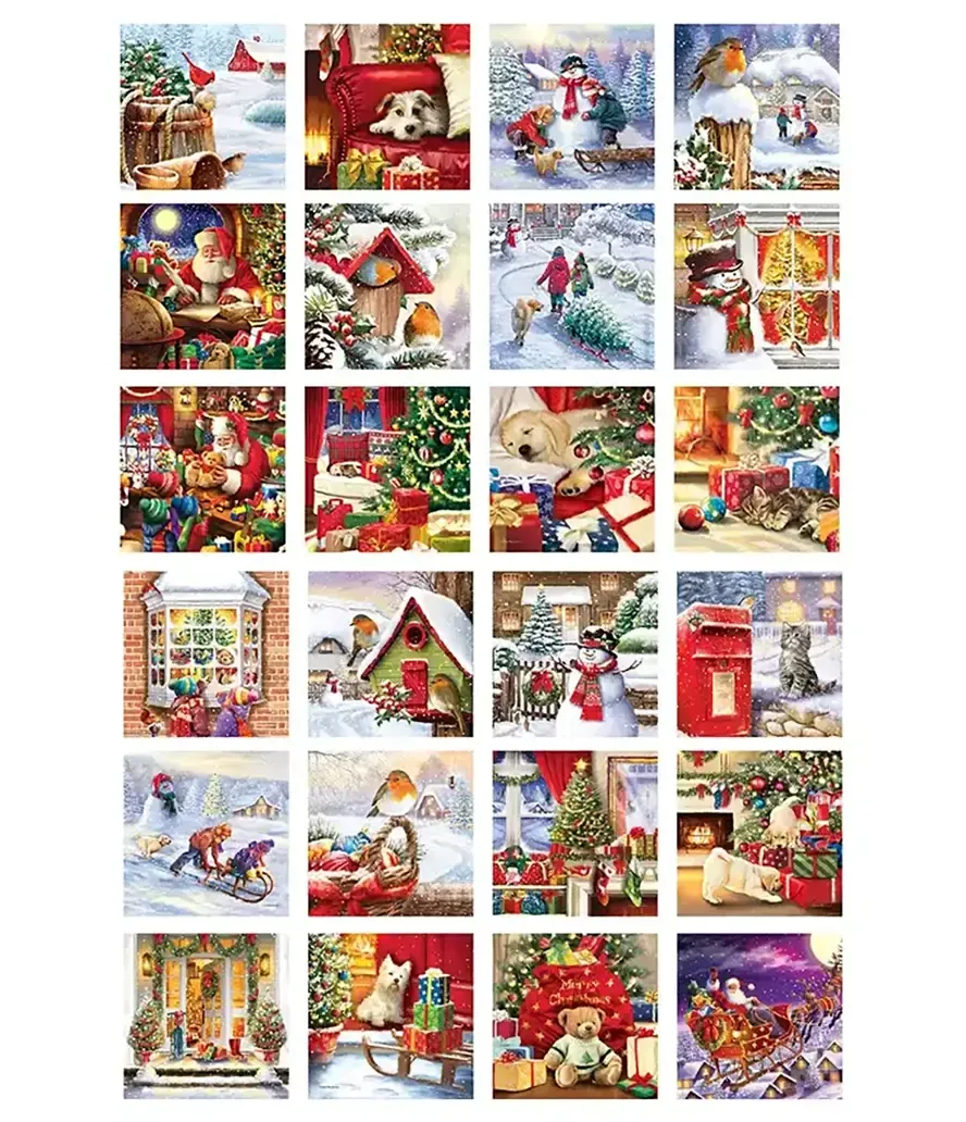 🔥Christmas Advent Calendar Jigsaw Puzzle 1000pcs