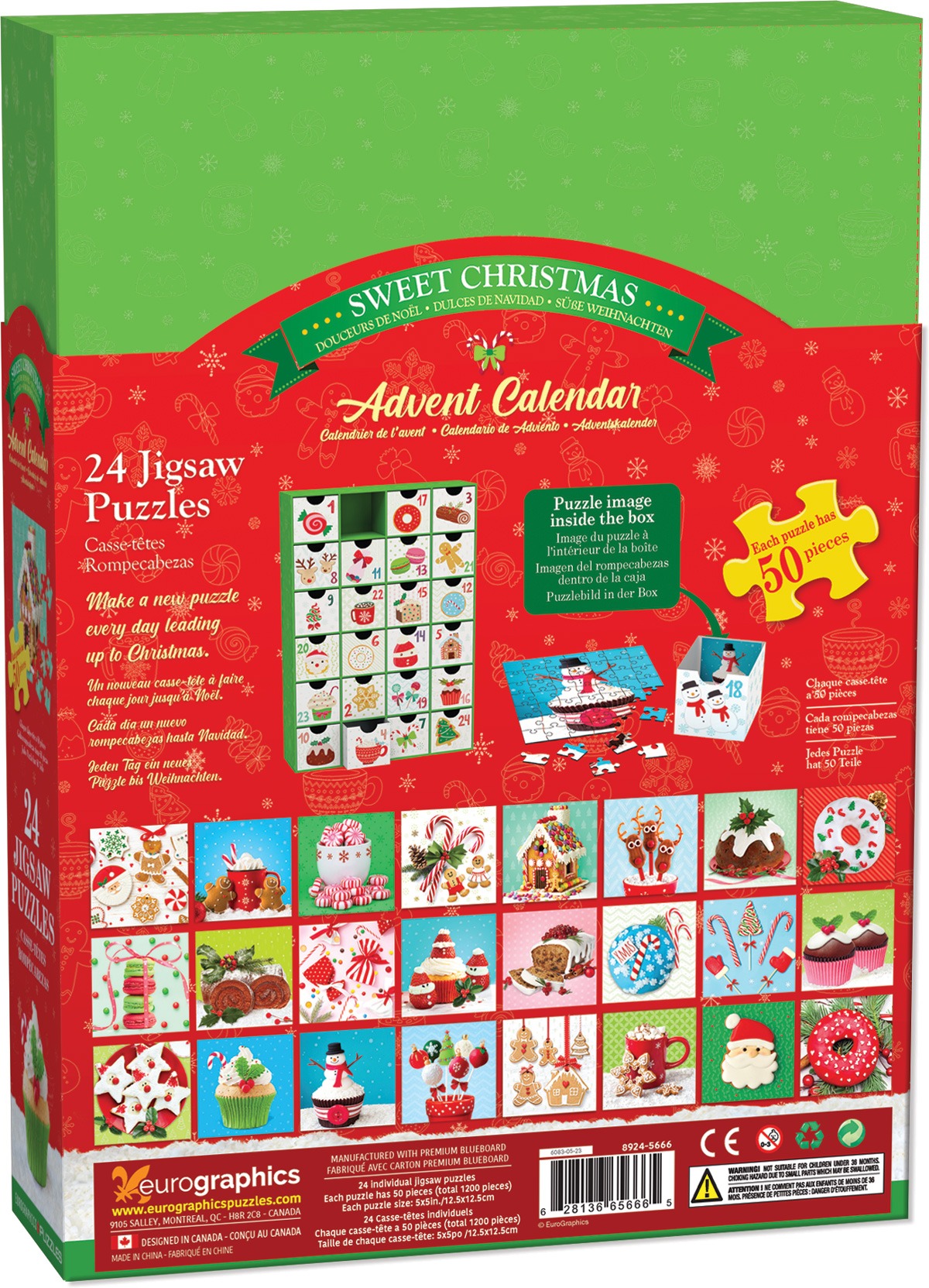 🔥Christmas Advent Calendar Jigsaw Puzzle 1000pcs