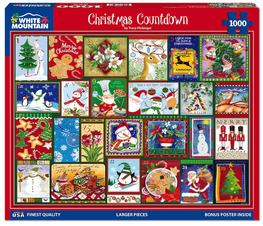 🔥Christmas Advent Calendar Jigsaw Puzzle 1000pcs