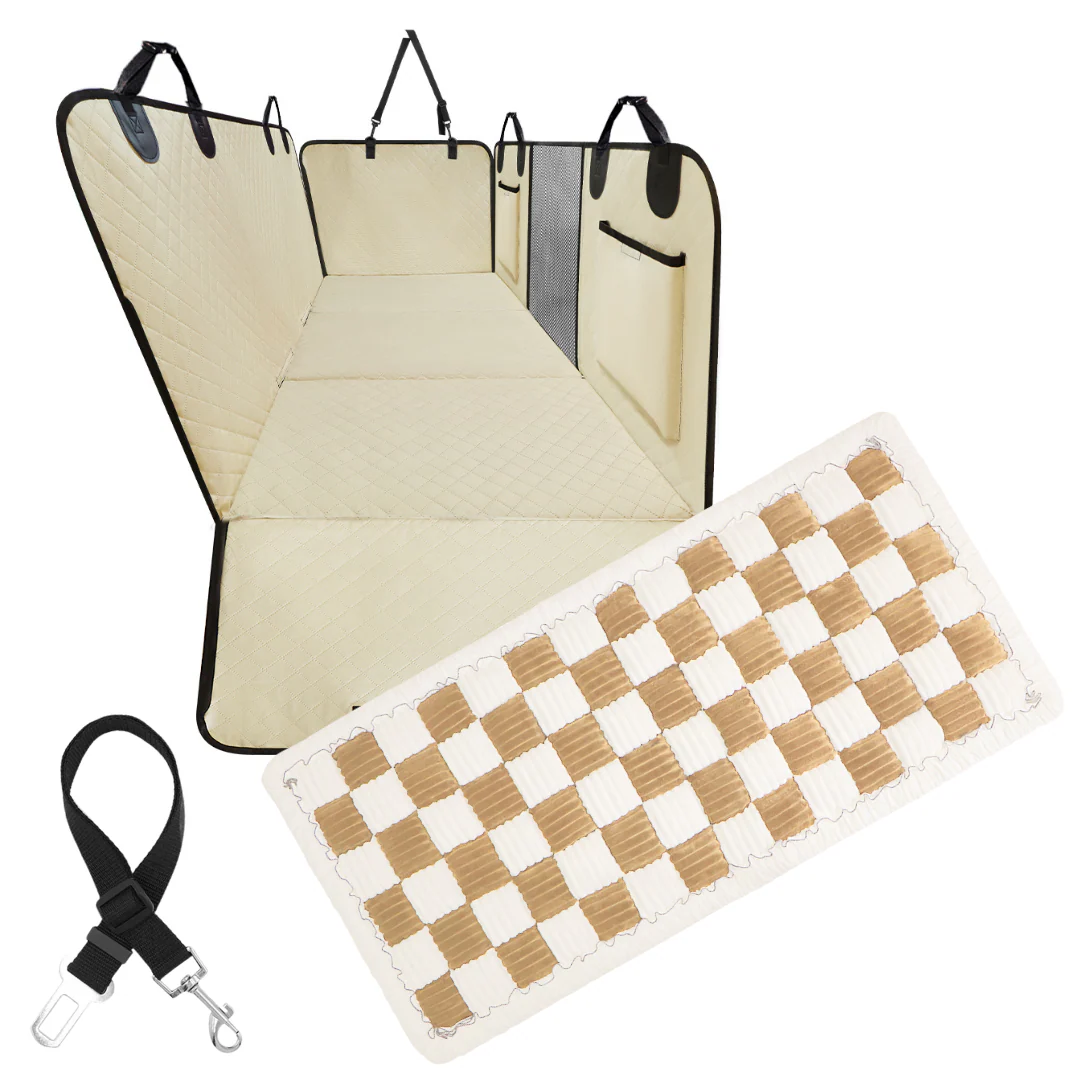 PetoGear Waterproof Dog Car Seat Cover – Fits SUV, Truck, Sedan | 250LBS Capacity