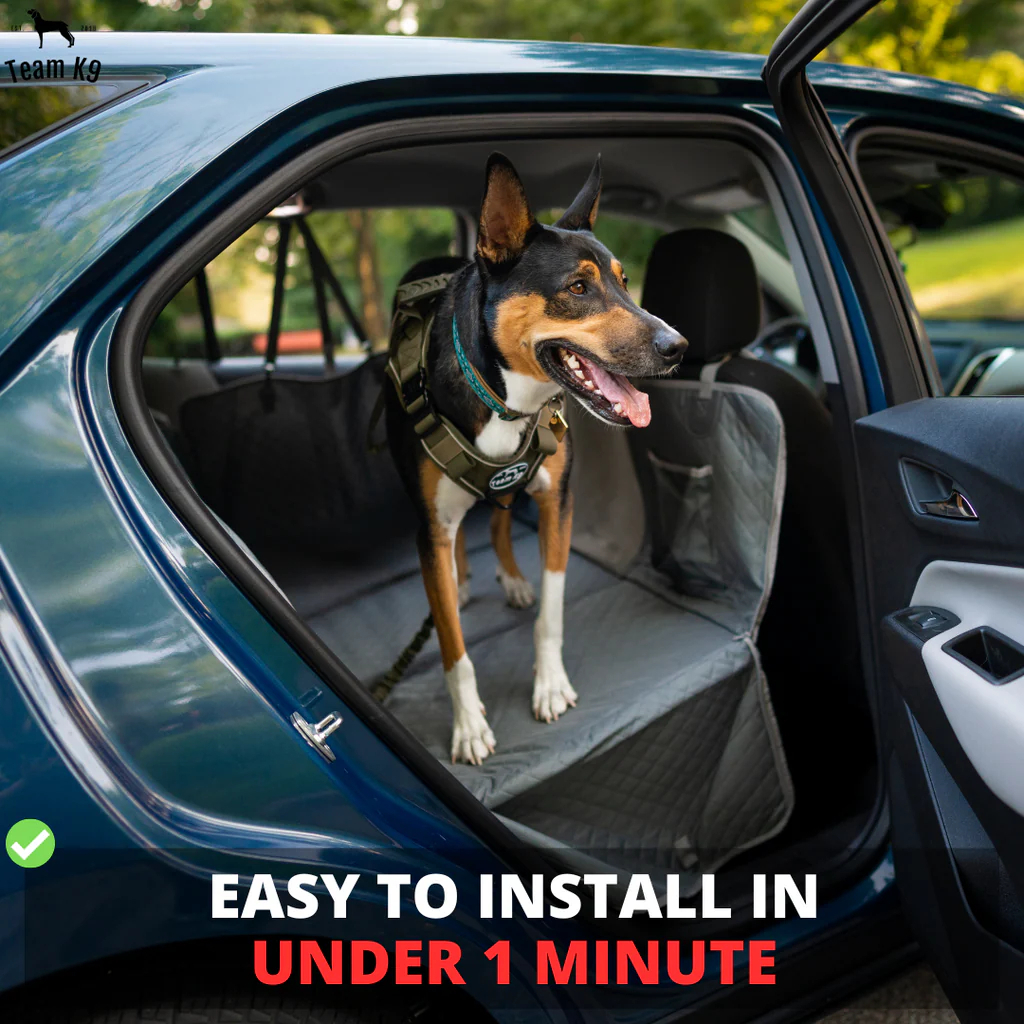 PetoGear Waterproof Dog Car Seat Cover – Fits SUV, Truck, Sedan | 250LBS Capacity