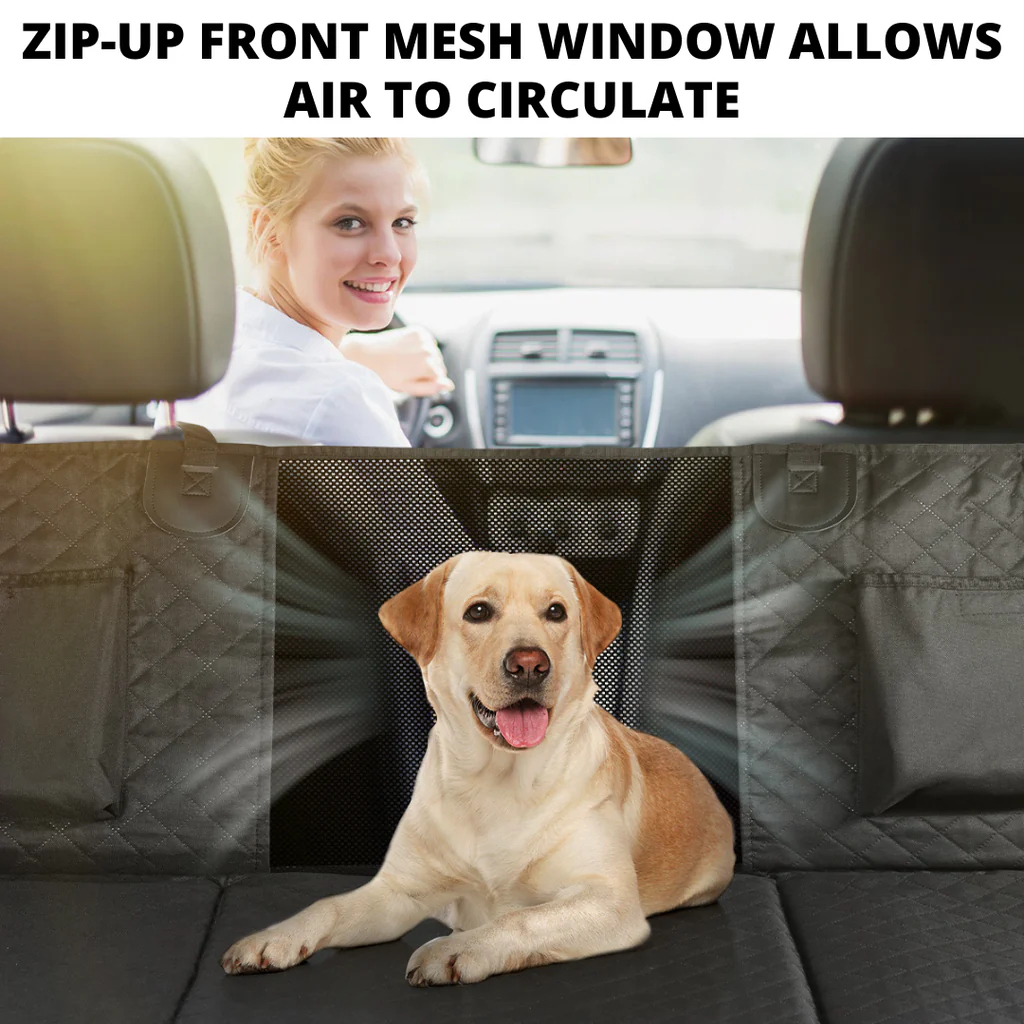 PetoGear Waterproof Dog Car Seat Cover – Fits SUV, Truck, Sedan | 250LBS Capacity
