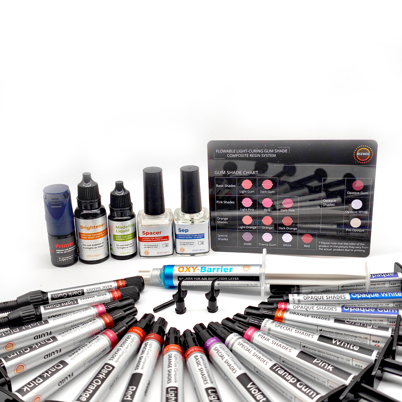 Rizhoz Indirect Composite Restoration System – Micro-Ceramic Light-Curing Composites & Accessories