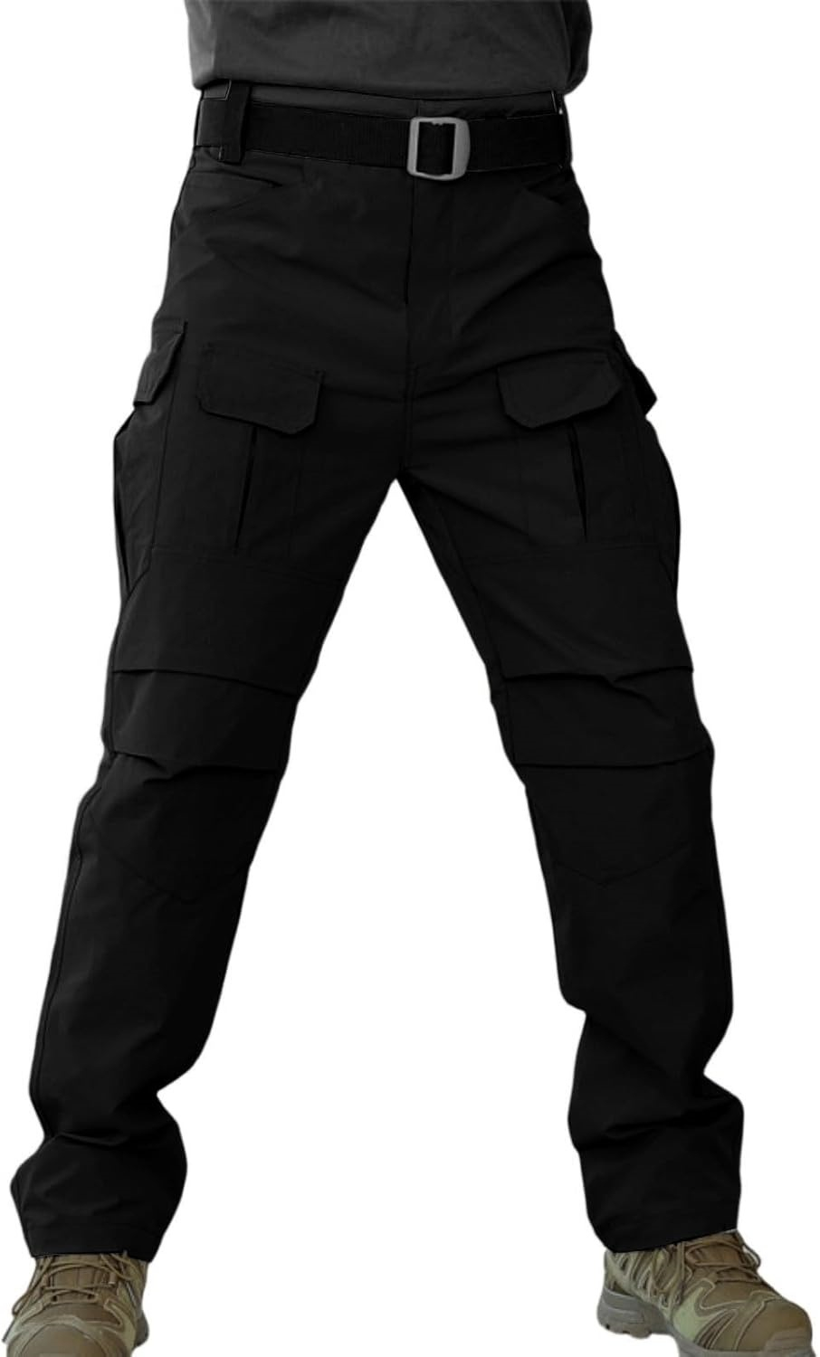 Men's Solid Color Tactical Work Pants-01