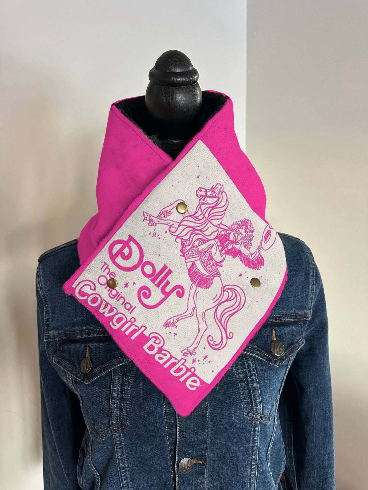 Western Cowgirl Warm Neck Hood