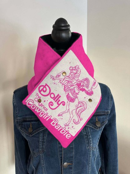 Western Cowgirl Warm Neck Hood