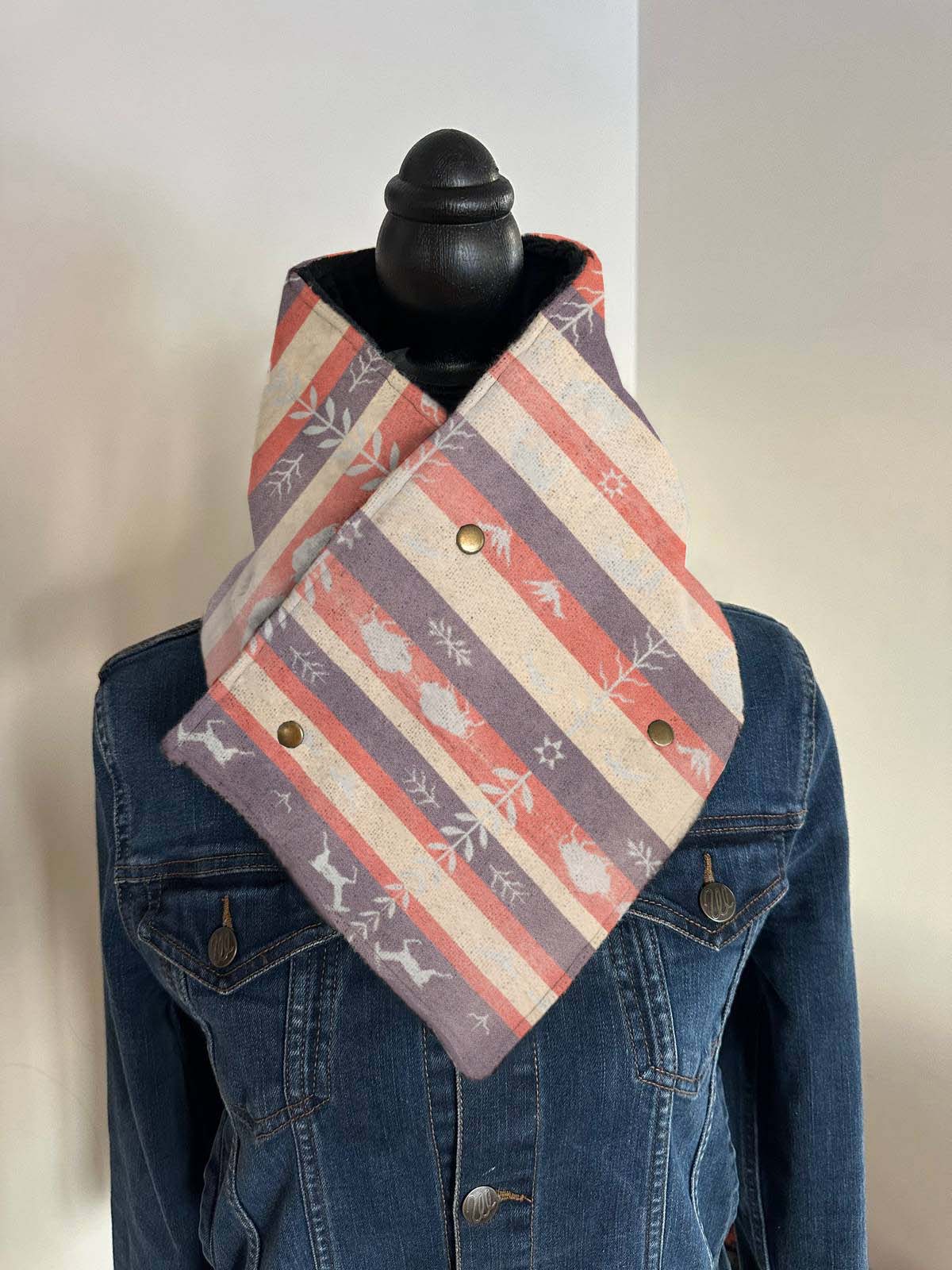 Western Cowboy Aztec Warm Neck Hood