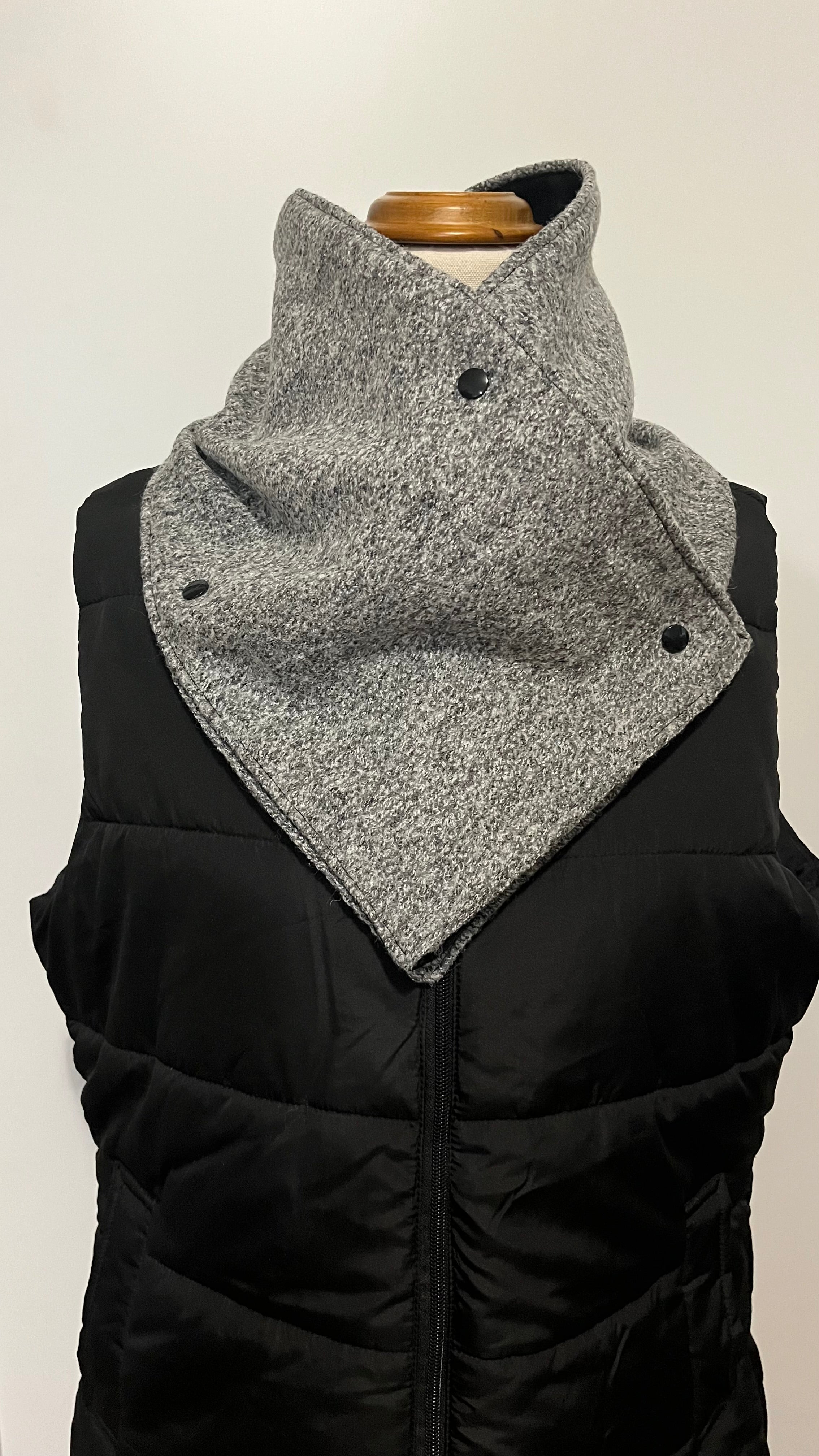 Western Cowboy Solid Color Warm Neck Hood