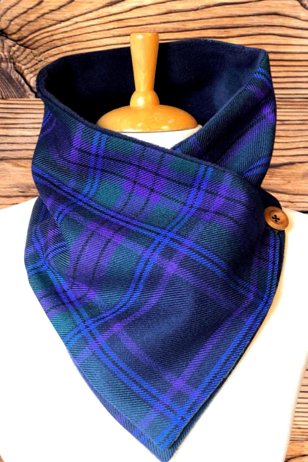 Scottish Plaid Warm Scarf 23 * 90com
