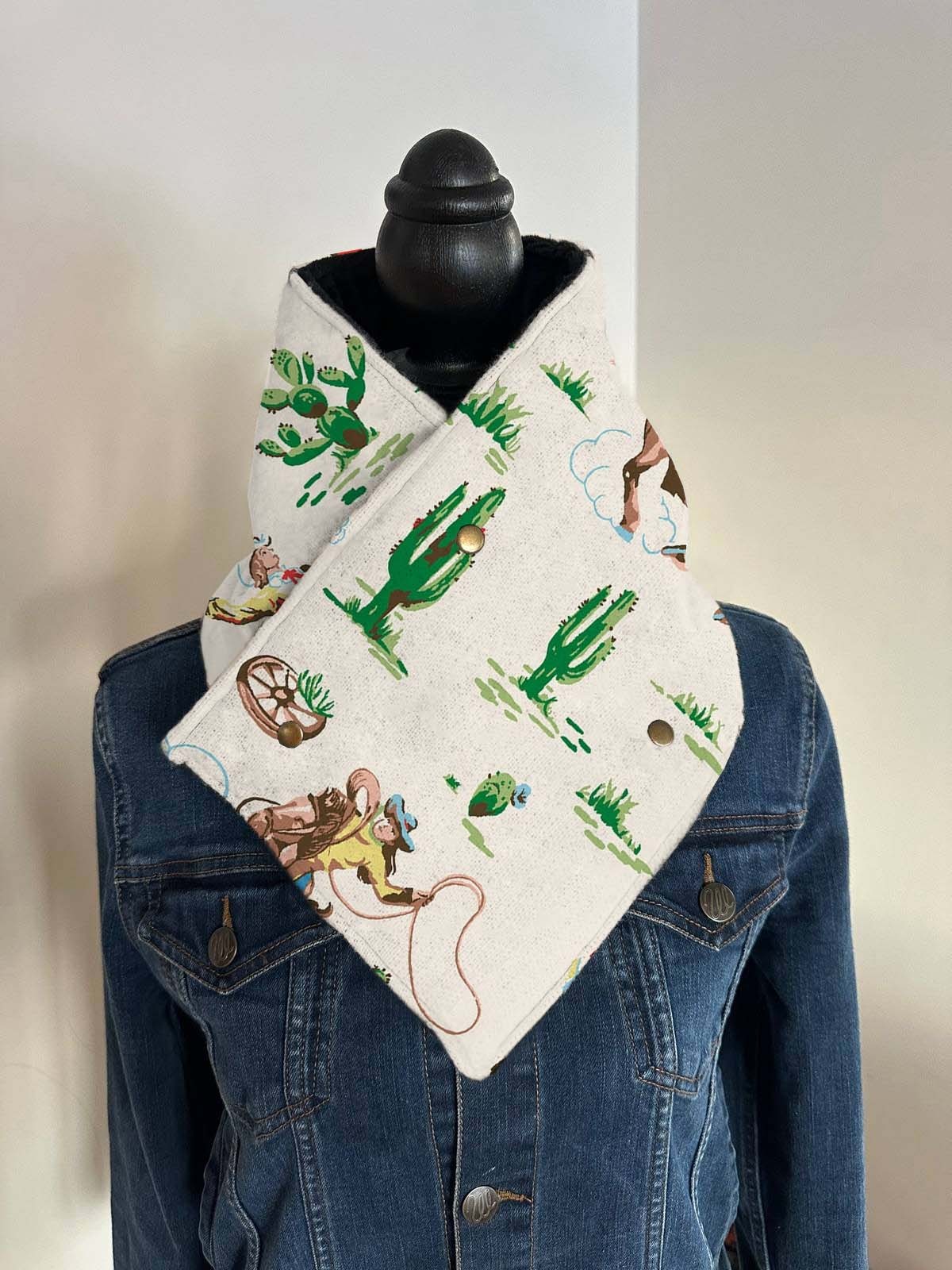 Western Cowboy Warm Neck Hood