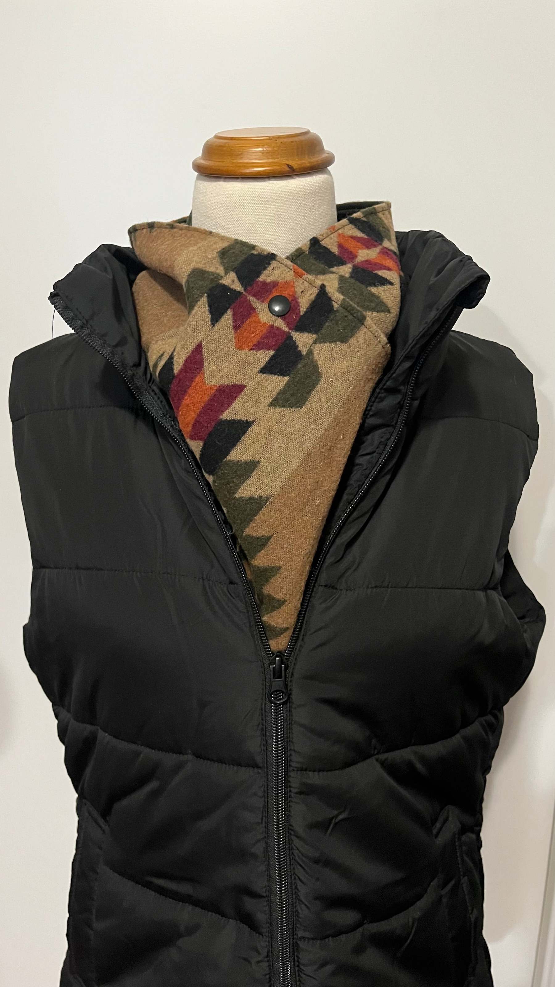 Western Cowboy Aztec Warm Neck Hood