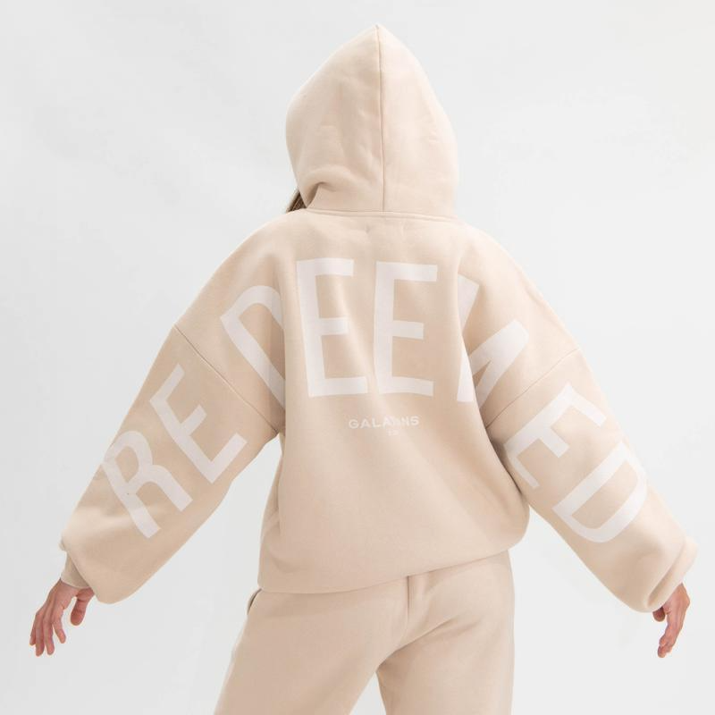 Unisex Oversized Christian Hoodie (Jesus Redemption)